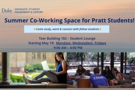 Summer Co-Working Space for Pratt Students Summer Co-Working Space for Pratt Students